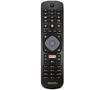 Na ovladači televize Philips 50PUS6503 najdete samostatné tlačítko Netflix.